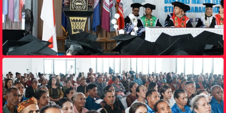 Gubernur Melki Hadiri Wisuda STIKES Maranatha Kupang : Dorong Nakes Kembangkan Profesionalisme