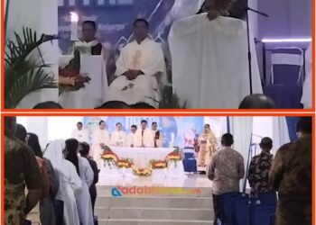 Romo Sinyo Da Gomez Pimpin Misa Open House Natal 2025 di Rujab Bupati Lembata