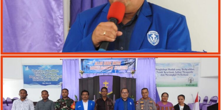 Buka MAPERTA dan KONFERCAB I, Ketua DPD GAMKI NTT Winston Rondo Tegaskan GAMKI Lembata Kecil Tapi Jembatan Bukan Tembok