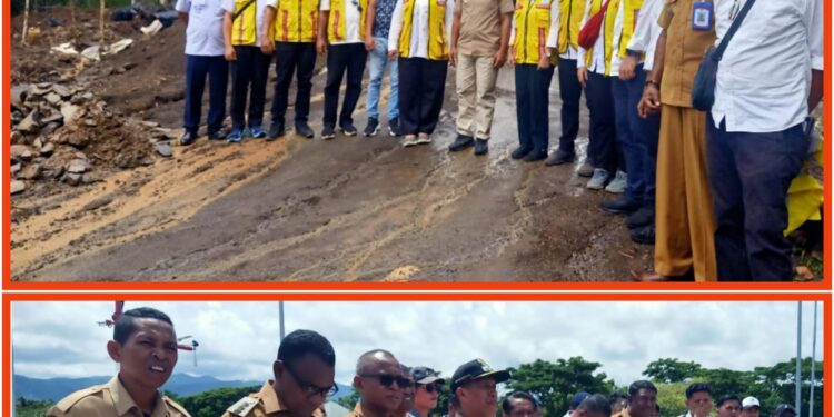 Jalan Inpres di Lembata 24,785 Miliar, Wabup Nasir dan Tim Kementerian PU Monitoring