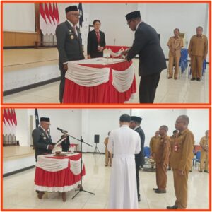 Bupati Lembata Lantik Sekretaris Dinas Dukcapil, Mikhael Jadi Pelaksana Tugas  Camat Nubatukan, Tekankan Kinerja dan Target PAD