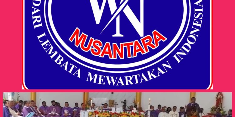 Misa Pemakaman Romo Marno Wuwur, Sekjen Keuskupan Larantuka : Salib jadi Jalan Pulang ke Lewotanah Abadi