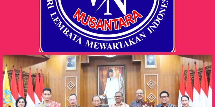 Wagub Johni Asadoma Silaturahmi Gubernur Bali, I Waya Koster : Merajut Harmoni dan Persaudaraan Kebangsaan