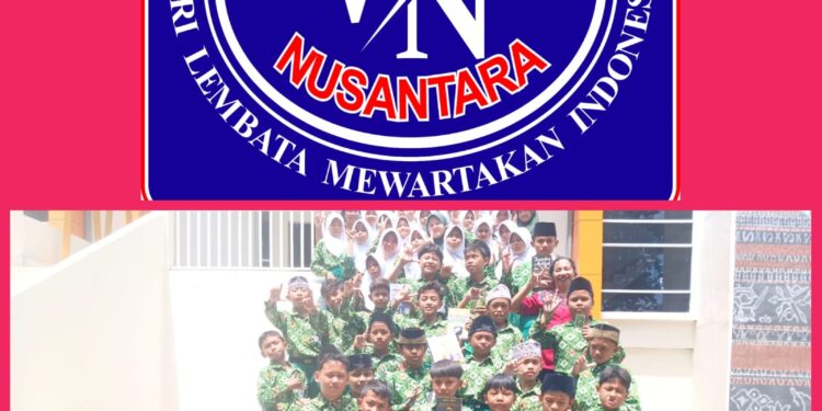 Siswa MI Al-Muhajirin Perumnas Kunjungi Perpustakaan Daerah untuk Pembelajaran Resensi Buku