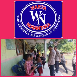 Kapolres Sikka Serahkan Bantuan Peralatan Sekolah Bagi Siswa SDK Lekot Desa Heder