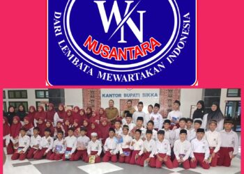 Bupati Sikka Terima Peserta Tur Wisata Literasi dari Dari Mi Al Muhajirin Perumnas Maumere