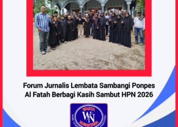 Forum Jurnalis Lembata Sambangi Ponpes Al Fatah Berbagi Kasih Sambut HPN 2026