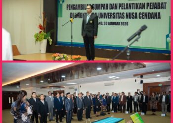 Undana Bentuk Formasi Kepemimpinan Baru 2026, Rektor Lantik 43 Pejabat Strategis