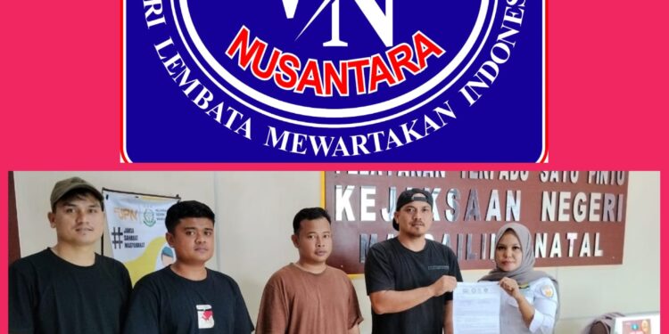 AMP-MANDAKOR Lapor Kejaksaan Terkait Kasus Penggunaan Anggaran Dinas Pendidikan Madina Tahun 2025