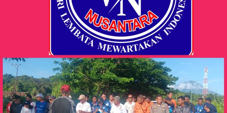 Partai Gerindra Lembata Bersama Instansi Terkait Tanam Pohon Malapari di Area Pelabuhan Lewoleba