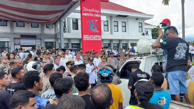 Bupati Lembata Dukung Penuh Aksi Demo Masyarakat Desak Percepatan Layanan Ferry