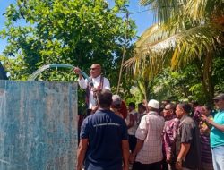 Warga Lamaau Kesulitan Air Bersih, Pemda Lembata dan PT Cendana Indopearls Distribusi 15.000 Liter Air