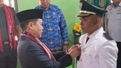 Wakil Bupati Alor Rocky Winario Lantik Kepala Desa Air Kenari : Bukan Serimonial Tapi Tanggungjawab Pembangunan 