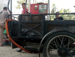 Becak Modifikasi Isi Pertalite Jumlah Besar di SPBU Simangambat Diselidiki, Kapolres Madina: Jika Ada Unsur Pidana Akan Ditindak
