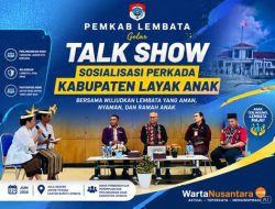 Pemkab Lembata Gelar Talk Show, Sosialisasikan Perda Kabupaten Layak Anak
