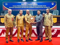Rapat Paripurna DPRD Lembata : Pertanggungjawaban Pelaksanaan APBD TA 2025 