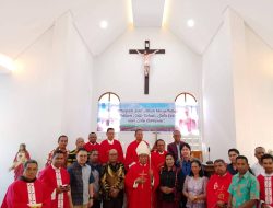 Uskup Larantuka Berkat Kapela  St. Andreas Motong, Bupati Lembata  : Wilayah Pinggiran Tidak Boleh Ditinggalkan