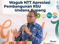 Wagub NTT, Johni Asadoma Apresiasi Pembangunan RSU Undana Kupang