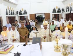 Gubernur NTT Melki Laka Lena Hadiri Syukuran Pesta Perak Kaul Monastik Dua Suster Benediktin