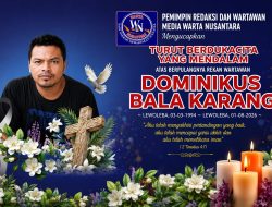 Dominikus Bala Karang, Jurnalis Pejuang Lingkungan Telah Pergi Menghadap Sang Pemberi Kehidupan