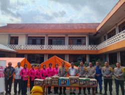 Kapolda NTT Salurkan Bantuan Pasca-Gempa Flores, Sambangi Istana Keuskupan Agung Ende
