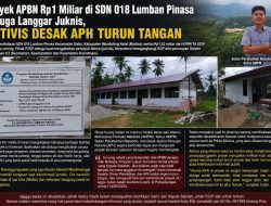 Proyek APBN Rp1 Miliar di SDN 018 Lumban Pinasa Diduga Langgar Juknis, Aktivis Desak APH Turun Tangan.