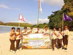 SDK Hobamatan Desa Mahal ll Gelar Kegiatan Pramuka di Pantai Angarlaleng