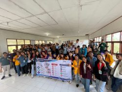 Mahasiswa KKN GENTASKIN Kesetnana TTS  Sambangi SMP Satap Penmina