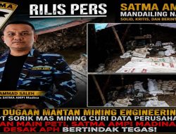 Dugaan Mantan Mining Engineering PT Sorik Mas Mining Membuka Lokasi PETI di Desa Sayur Maincat, SATMA AMPI Madina Minta APH Bertindak