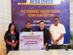 Wali Kota Kupang Serahkan Bantuan Rp 200 Juta dan 500 Paket Sembako untuk Korban Gempa Sikka