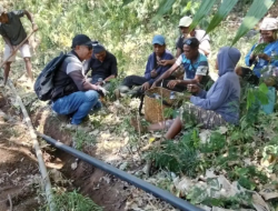 Jaringan Air Bersih Lewokoba Lembata Terpasang, PLN UIP Nusra Tanam Pipa di Sekitar PLTP Atadei