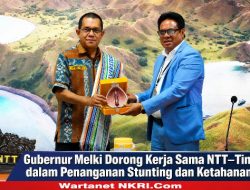 Gubernur Melki  : Kerja Sama NTT–Timor-Leste Tangani Stunting dan Ketahanan Pangan