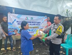 Lurah Rewarangga Selatan Apresiasi Bantuan Sembako dari Polres Ende Polda NTT untuk Warga Terdampak Gempa Flores