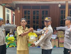 Lurah Rewarangga Selatan Apresiasi Bantuan Sembako dari Polres Ende dan Bhayangkari
