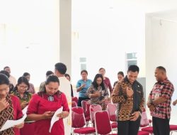 Pasca Gempa, ASN Disarpus Sikka Gelar Misa Syukur di Gedung Frans Seda