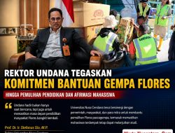 Rektor Undana Tegaskan Komitmen Bantuan Gempa Flores hingga Pemulihan Pendidikan dan Afirmasi Mahasiswa