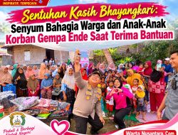 Sentuhan Kasih Bhayangkari: Senyum Bahagia Warga dan Anak-Anak Korban Gempa Ende Saat Terima Bantuan