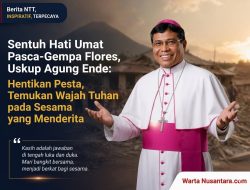 Uskup Agung Ende: Hentikan Pesta, Temukan Wajah Tuhan pada Sesama yang Menderita, Sentuh Hati Umat Pasca-Gempa Flores