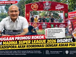 Dugaan Promosi Rokok di Madina Super League 2026 Disorot, Kadispora Madina  Koordinasi Askab PSSI