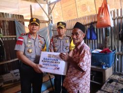 Kapolda NTT Irjen Pol. Reza Arief Dewanto Sambangi Warga Terdampak Gempa di Manggarai Barat, Salurkan Bantuan Kemanusiaan