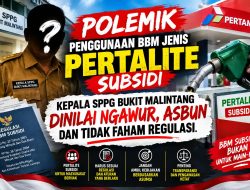 Polemik Penggunaan BBM Jenis Pertalite Subsidi. Kepala SPPG Bukit Malintang Dinilai Ngawur, Àsbun dan Tak Faham Regulasi